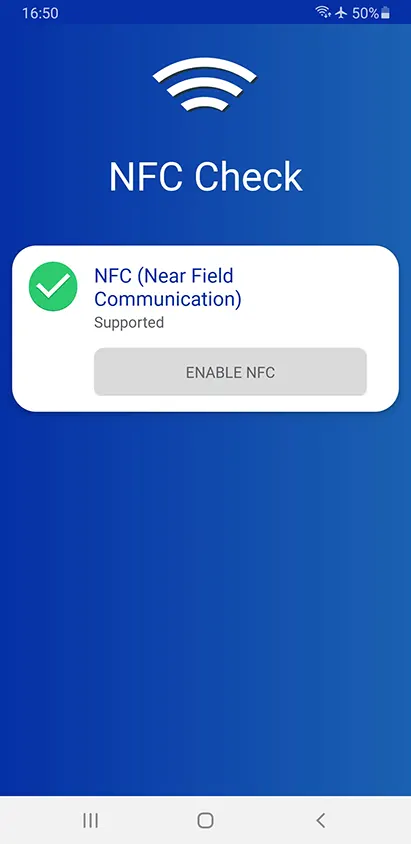 Додаток NFC Check