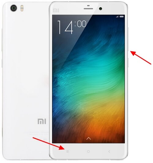 як зробити скріншот на старому Xiaomi