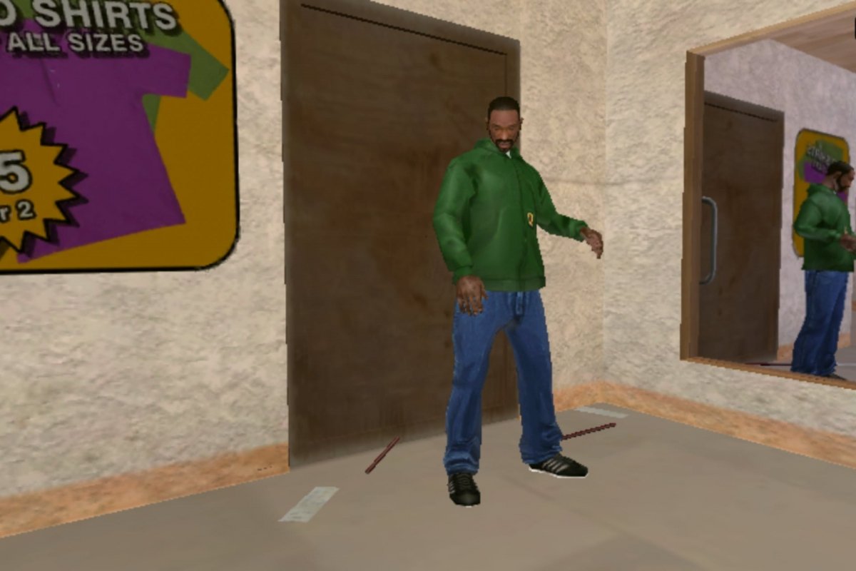 Магазин одягу в GTA San Andreas