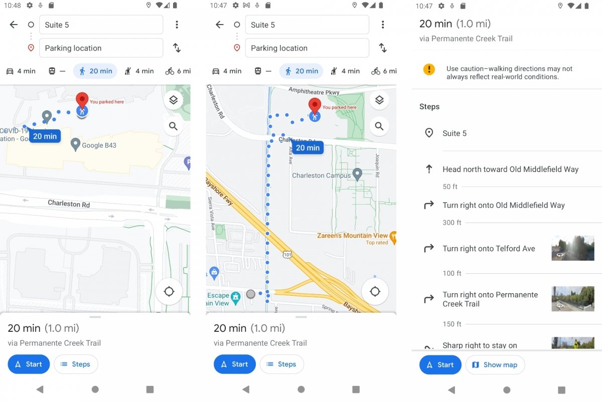 Як дістатися до свого автомобіля за допомогою Google Maps